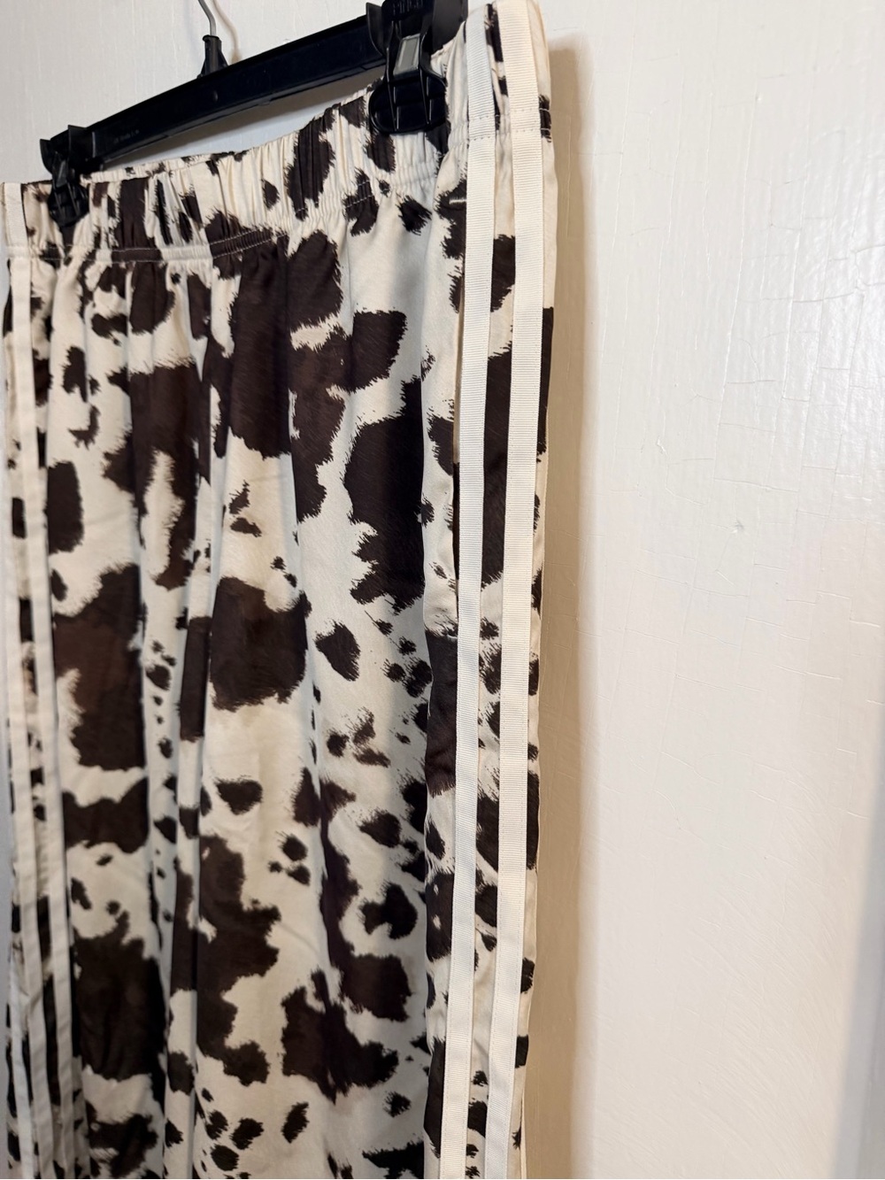 adidas Cow-Print wide leg Track Pants - Picture 6 of 10
